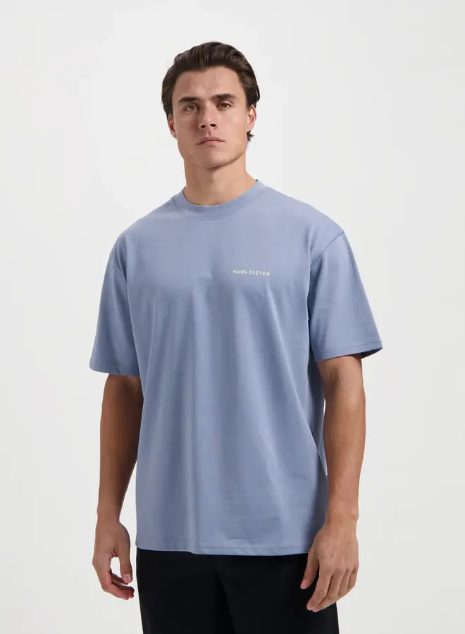 Hang Eleven T-shirt Eleven Surf Tee - Dusty Blue