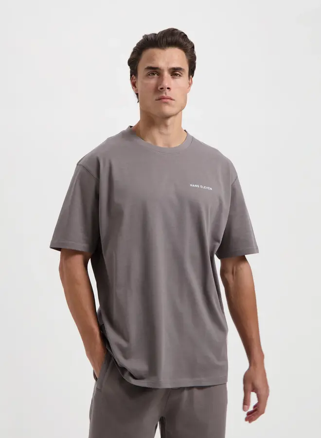 Hang Eleven T-shirt Logo Carrier Tee - Anthracite