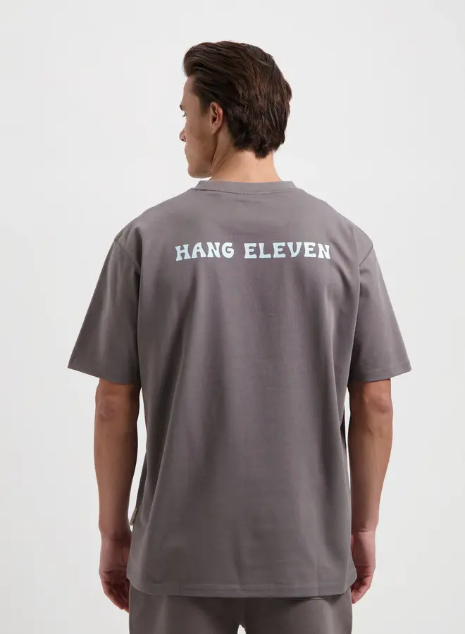 Hang Eleven T-shirt Logo Carrier Tee - Anthracite