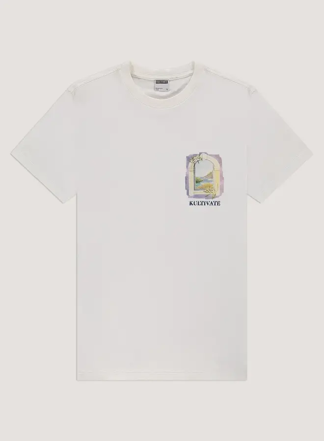 Kultivate T-shirt Capri 2501020211 - 123 Blanc De Blanc