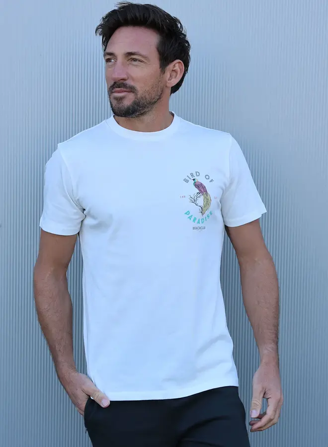 Kultivate T-shirt Bird 2501020215 - 123 Blanc De Blanc