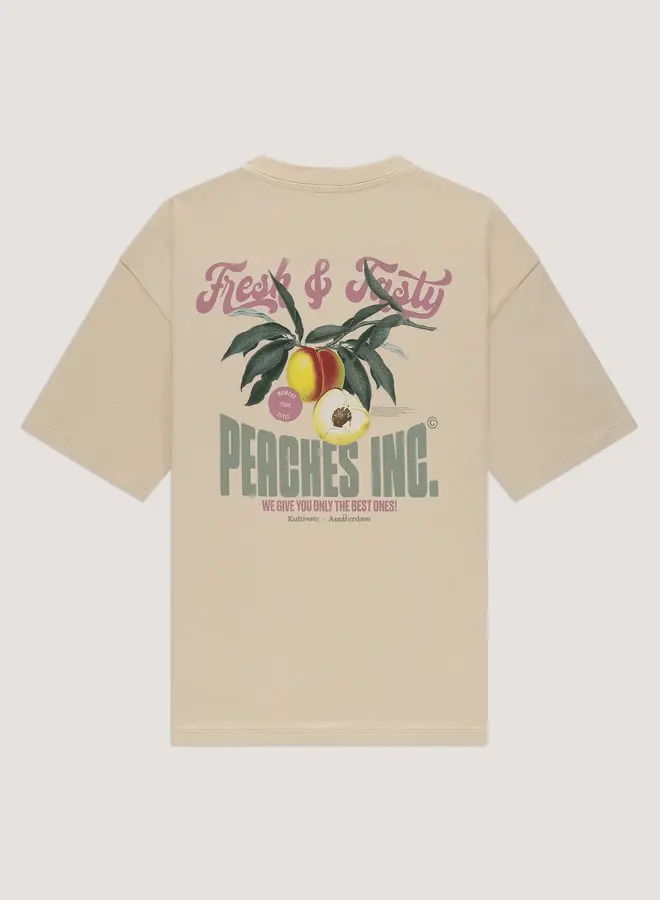 Kultivate T-shirt Peaches 2501020212 - 195 Whitecap Grey