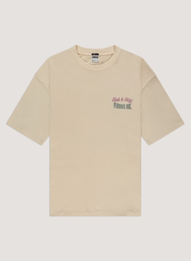 Kultivate T-shirt Peaches 2501020212 - 195 Whitecap Grey