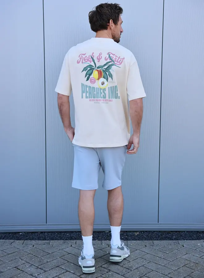 Kultivate T-shirt Peaches 2501020212 - 195 Whitecap Grey