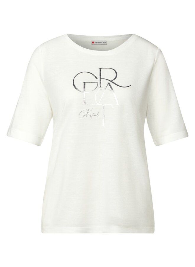 Street one T-Shirt W.30 - 20108 Off White