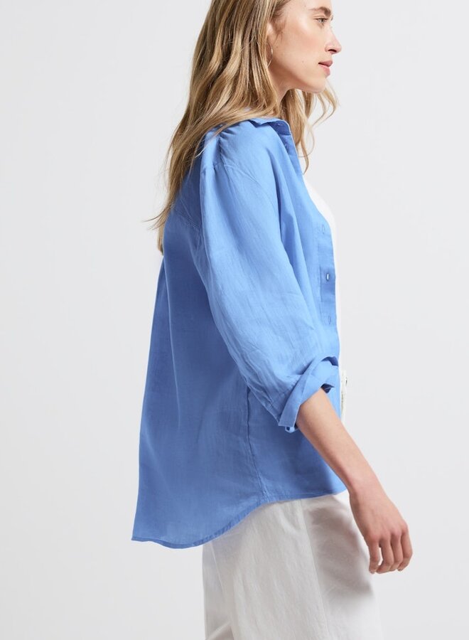Street one Linnen Blouse - 16266  Serenity Blue