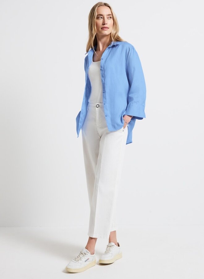 Street one Linnen Blouse - 16266  Serenity Blue
