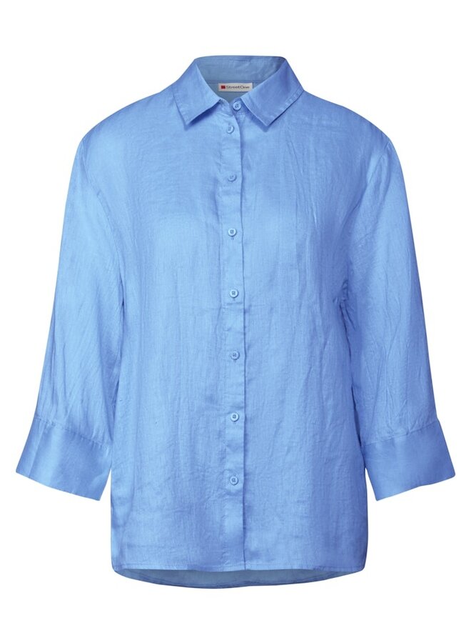 Street one Linnen Blouse - 16266  Serenity Blue