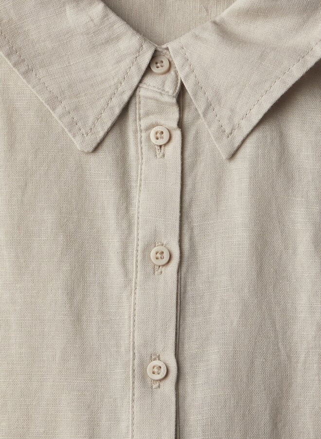 Street one Linnen Top - 16269 Moonstone Sand