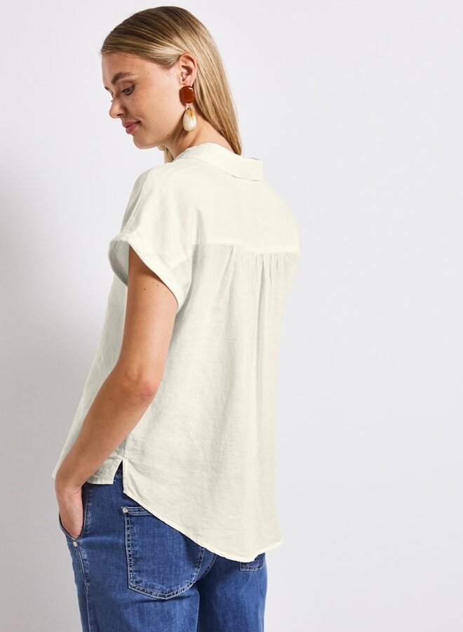 Street one Linnen Top - 10108 Off White