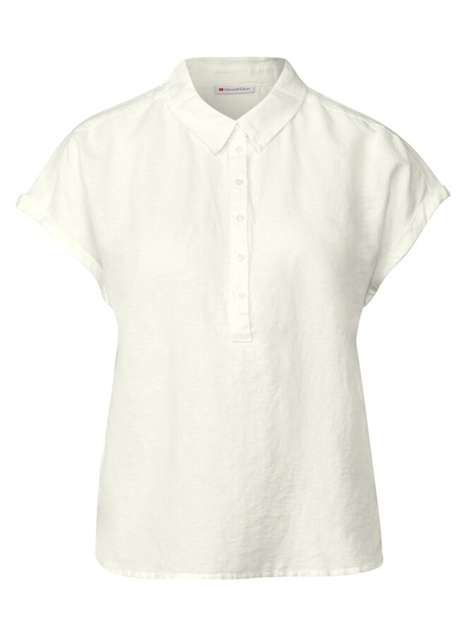 Street one Linnen Top - 10108 Off White