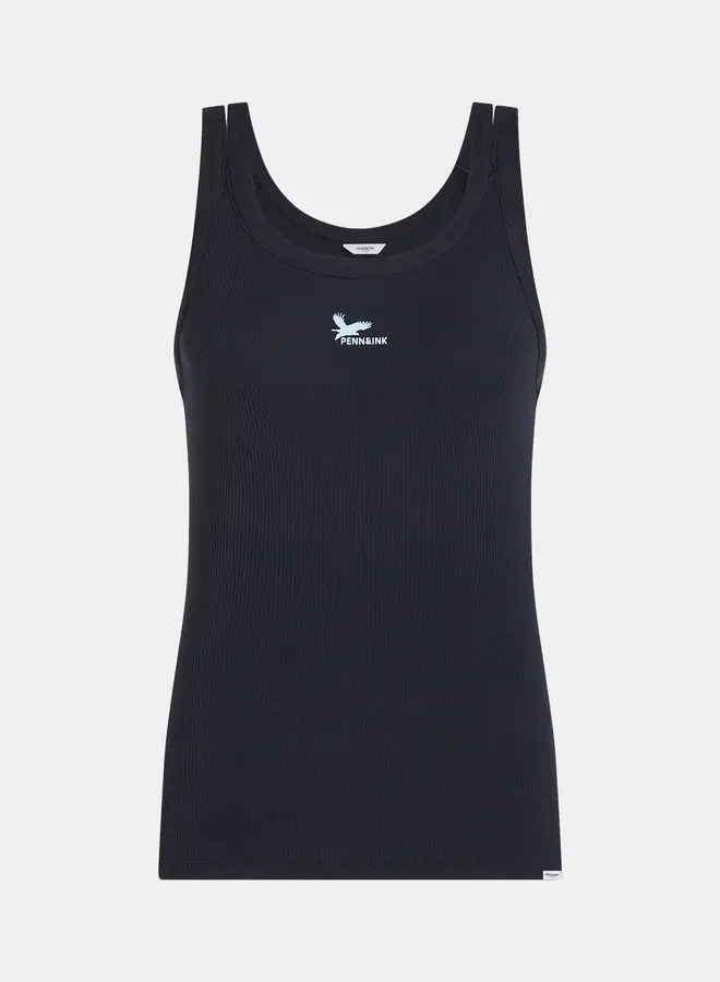 Singlet Top S25F1419 - 529/55 Blueish-Navy
