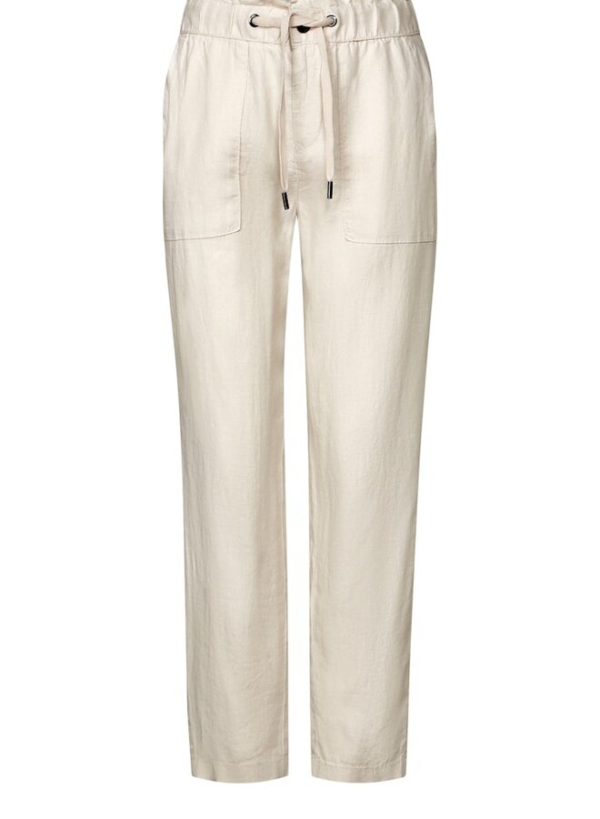 Street one Linnen Broek - 16269 Moonstone Sand