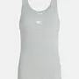Penn&Ink Singlet Top S25F1419 - 83M/01 Grey Melange - White