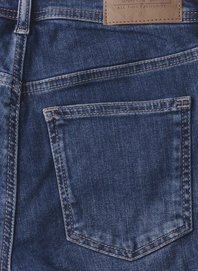 Street one Short - 16592 Medium Blue Random