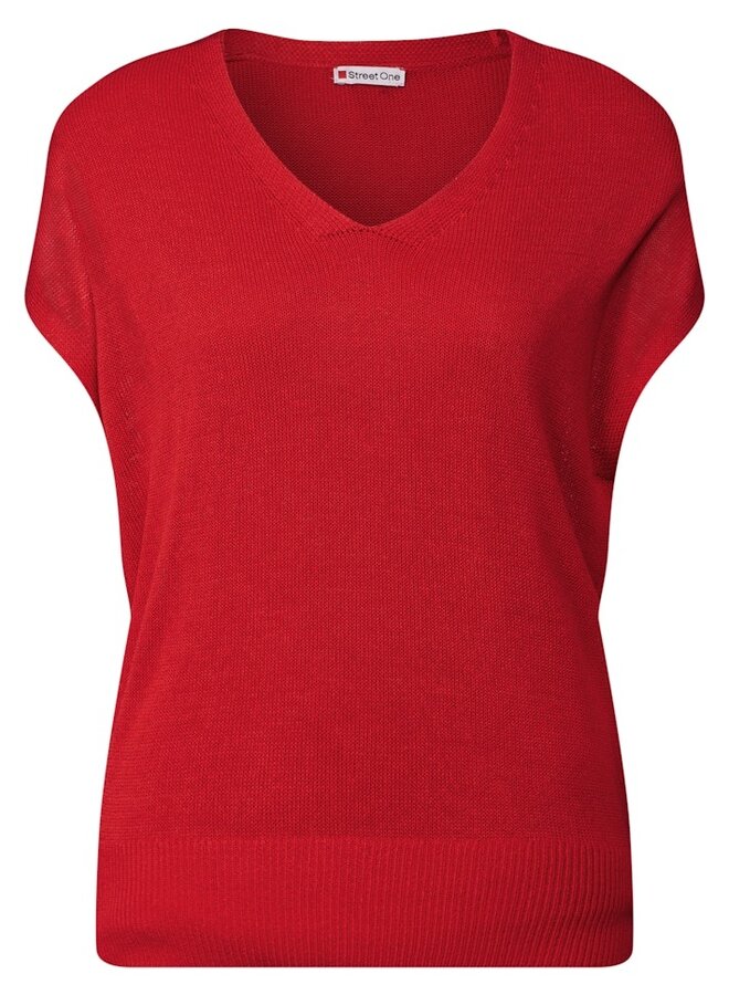 Street one Gebreide Top - 16278 Glory Red