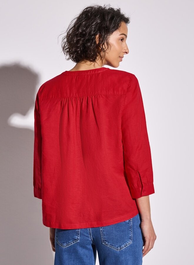Street one Linnen Blouse - 16278 Glory Red