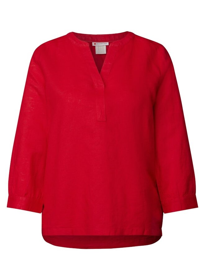 Street one Linnen Blouse - 16278 Glory Red