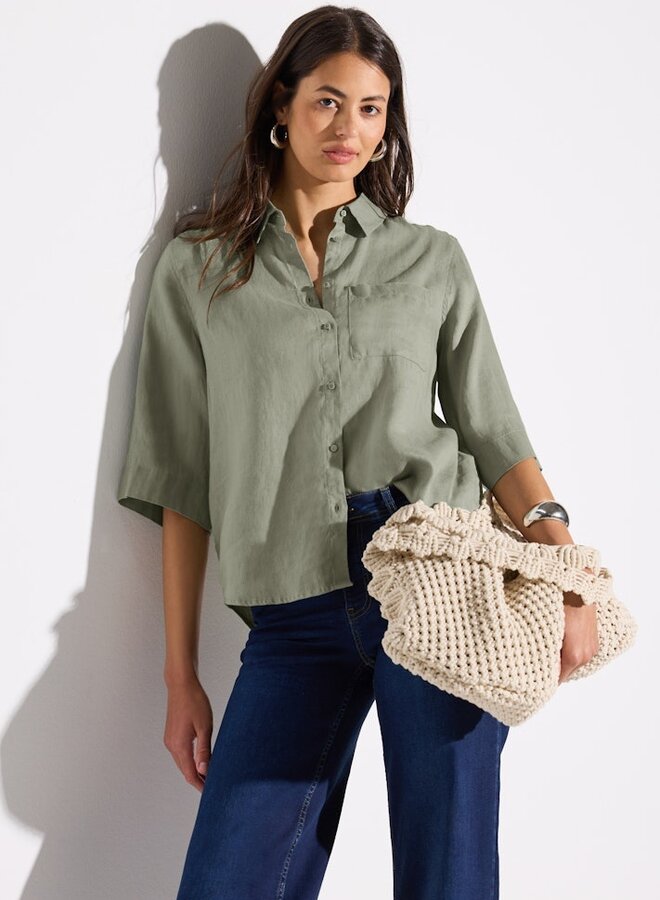 Blouse - 16386 Pale Mud Green