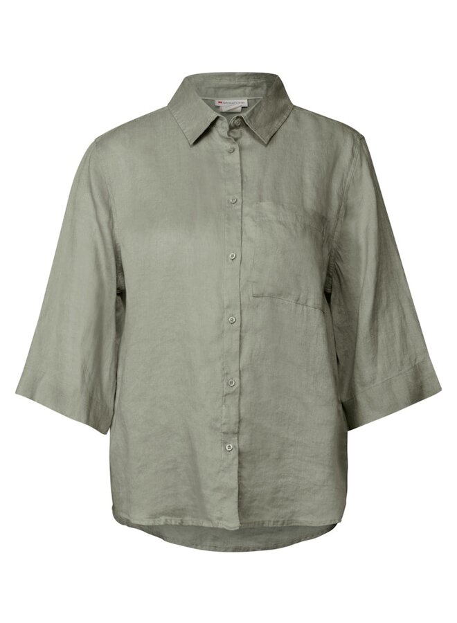 Street one Blouse - 16386 Pale Mud Green