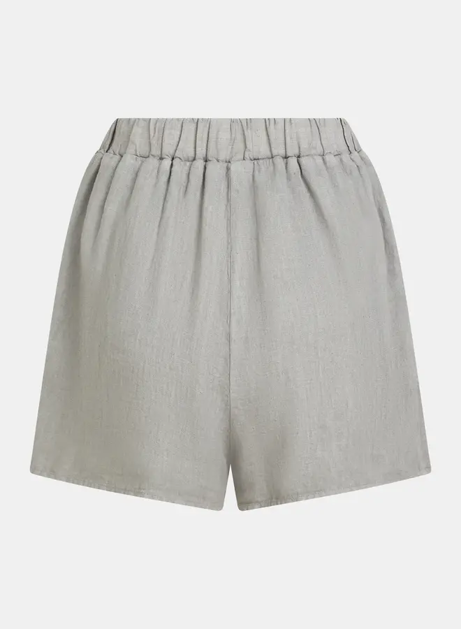 Penn&Ink Korte broek - Short linnen S25Z760LTD - 831 Cool Grey