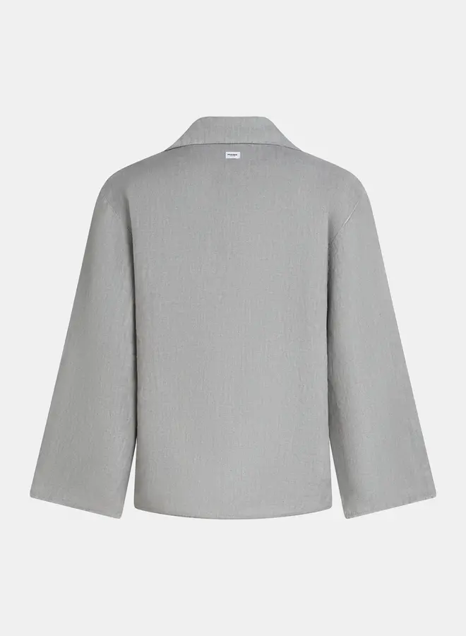 Penn&Ink Blouse linnen S25Z748LTD - 831 Cool Grey