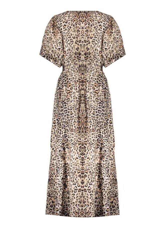 Geisha Jurk Panterprint 57092-20 - 000720 Sand/Black