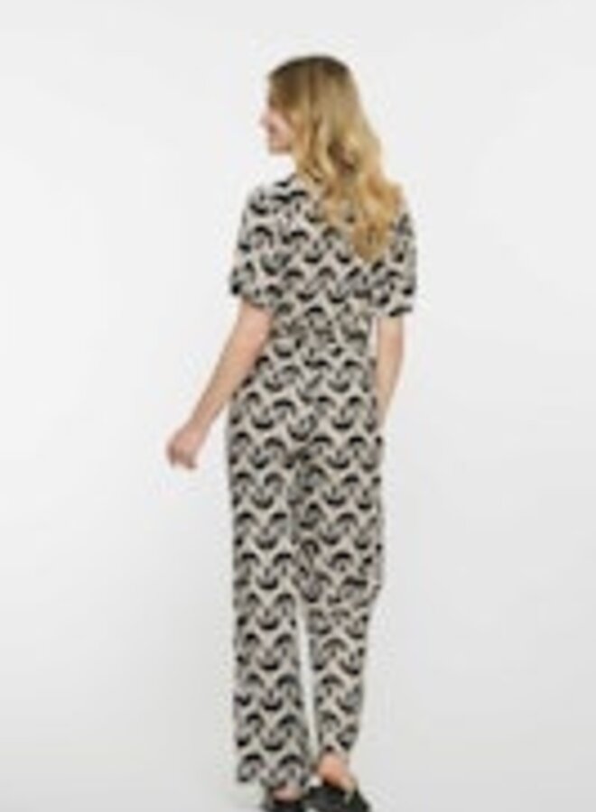 Geisha Jumpsuit 51175-70 - 10 Off-White/Black