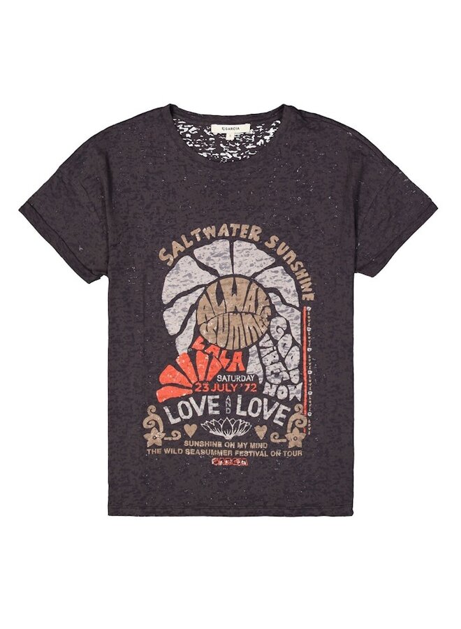 Garcia T-shirt C50201 - 62  Antracite