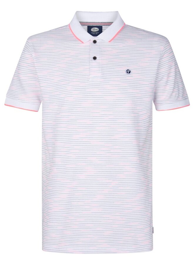 Petrol Polo M-1050-POL914 - 0000 Bright Whit