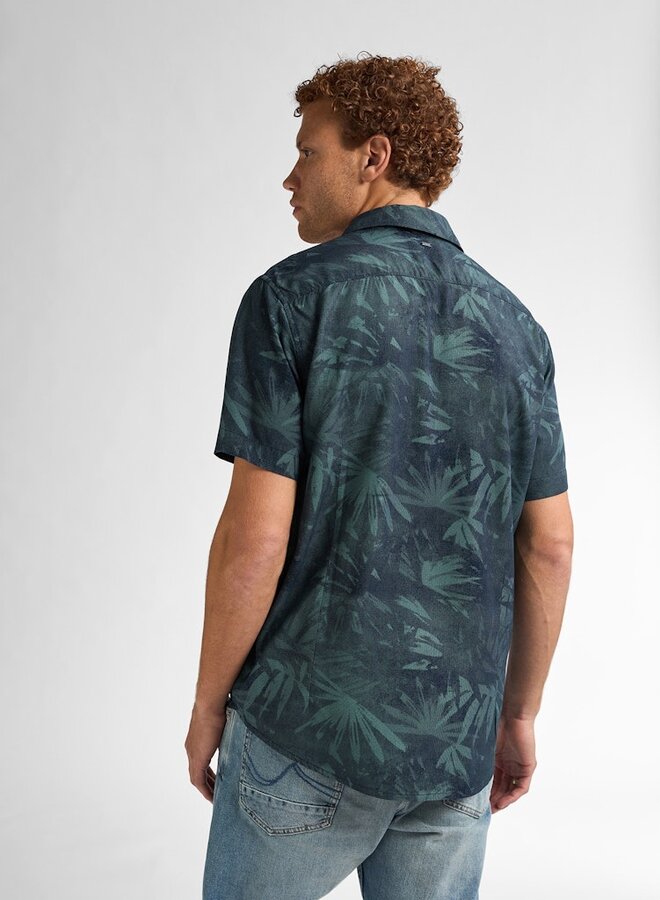 Petrol Shirt Short Sleeve M-1050-SIS435 - 6169 Aqua Green