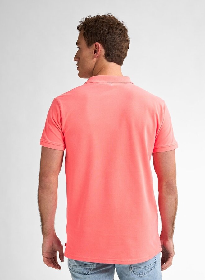 Petrol Polo Short Sleeve M-1050-POL945 - 3099 Fiery Coral