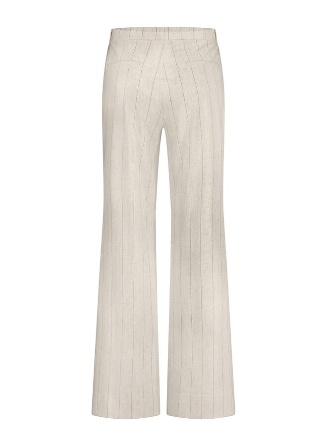 Studio Anneloes Pinstripe Broek Lexie 12682 - 1490 Kit/Black