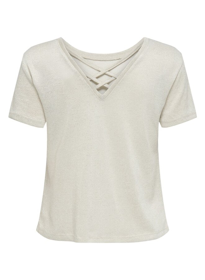 Only T-shirt ONLAMBER  15346637 - Cloud Dancer
