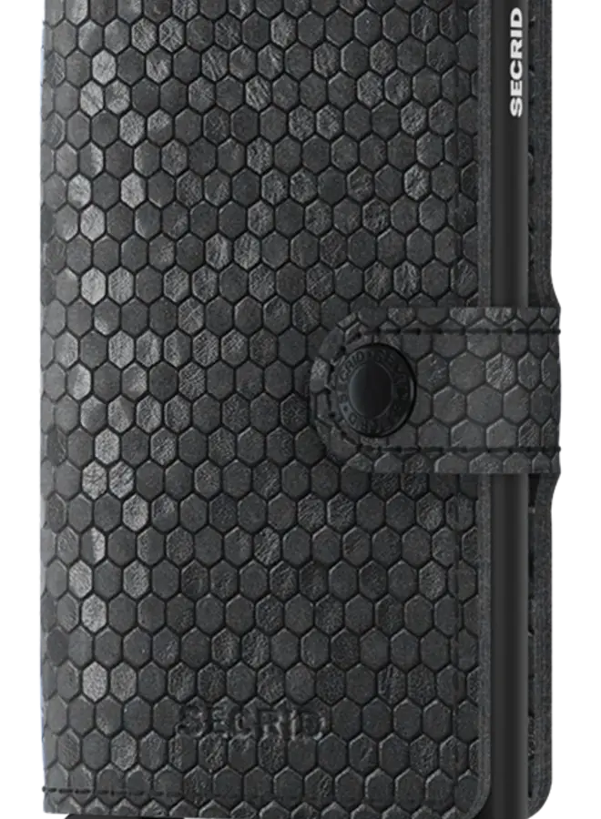 Secrid Miniwallet Hexagon Black - Hexagon Black