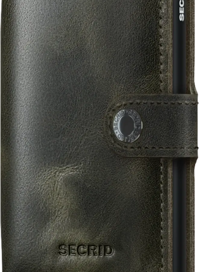 Secrid Miniwallet-Vintage Olive/Black - Vintage Olive/Black