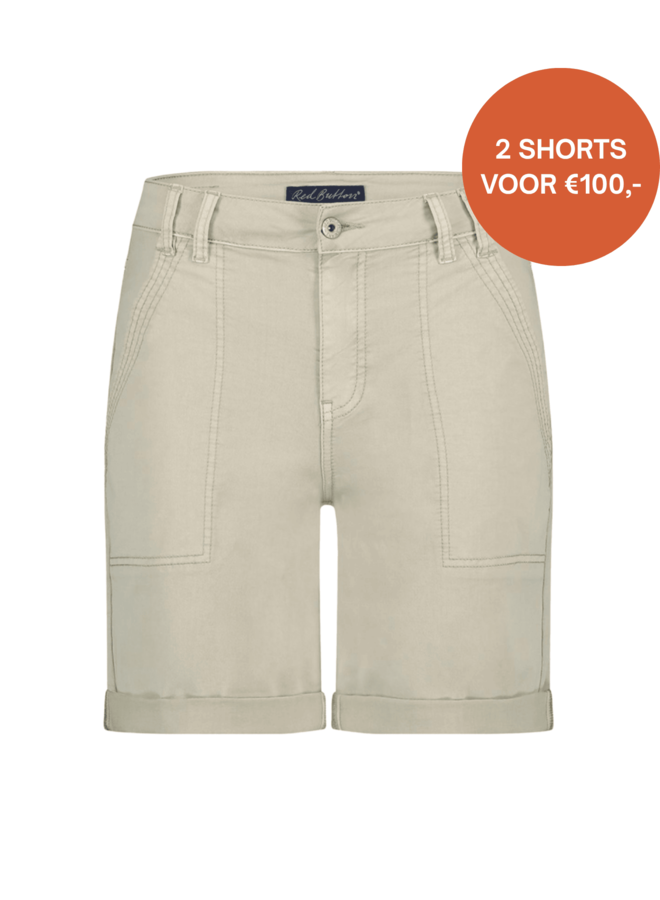 Red Button Short SRB4544 - 99 Beige
