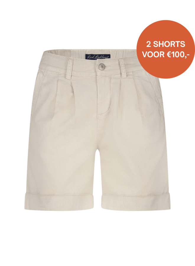 Red Button Short Cleo Linnen SRB4572 - 278 Pearl