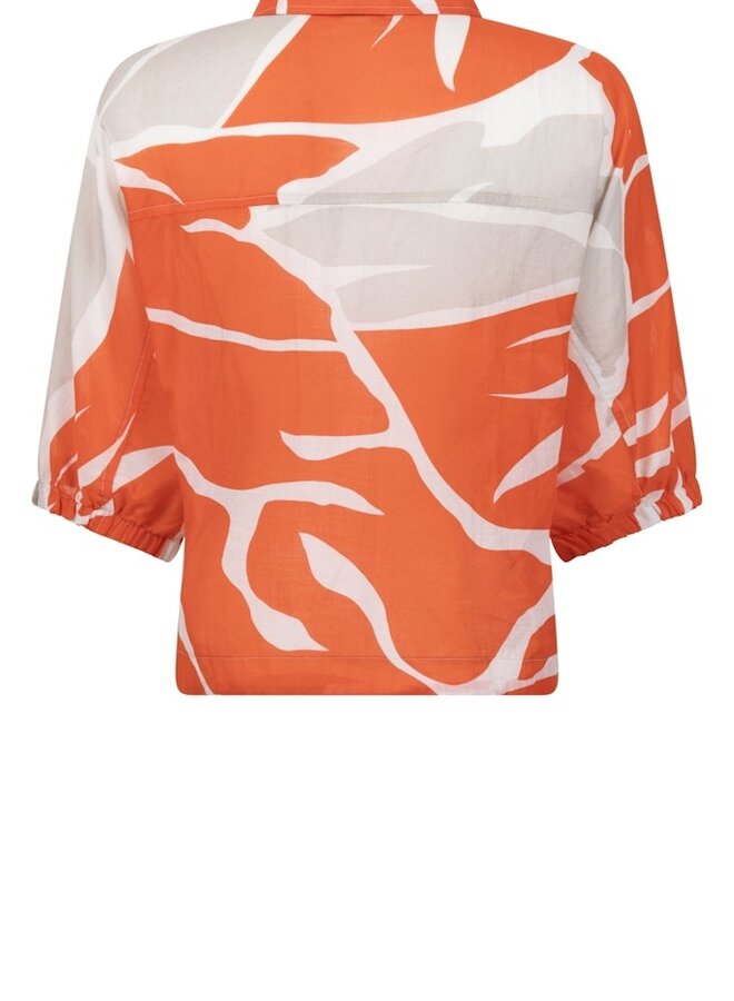 Zoso Blouse 253Isabel - 1050-0007 Orange/Sand