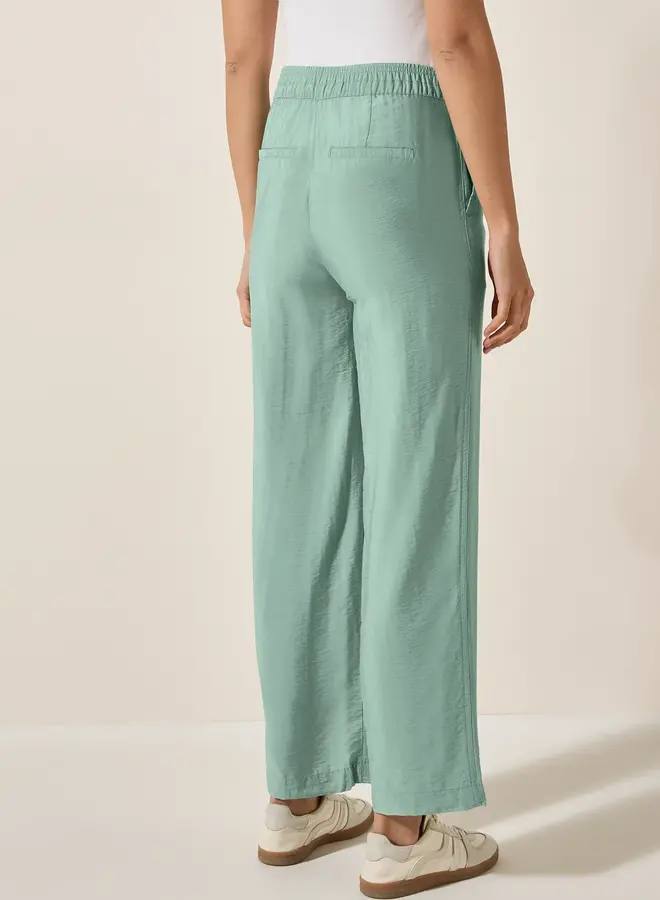 Cecil Wide Leg Broek 16695 30 Matcha Green