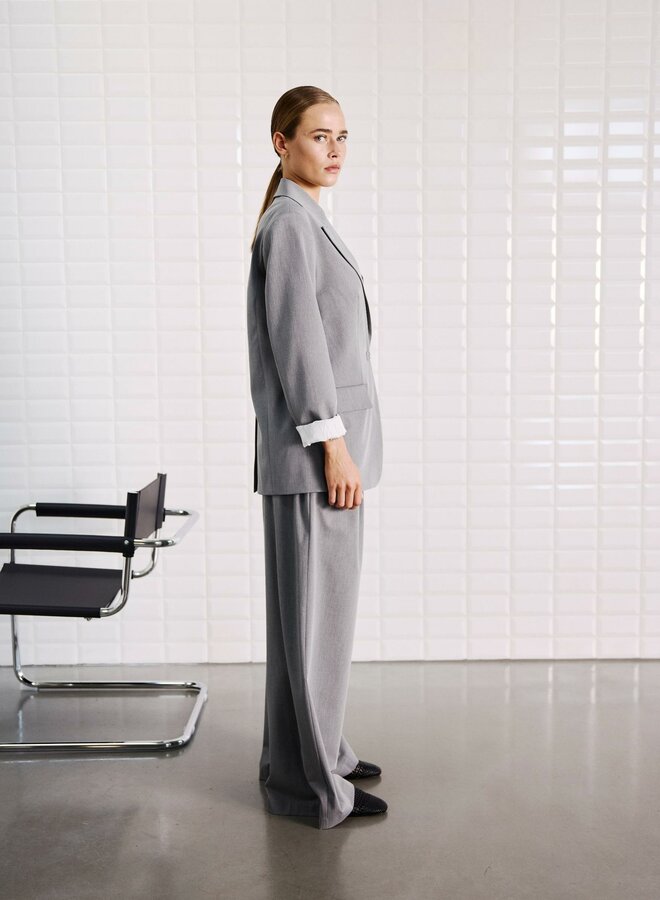 Withblack Blazer 00001316 WBLANNEKA - Grey Melange