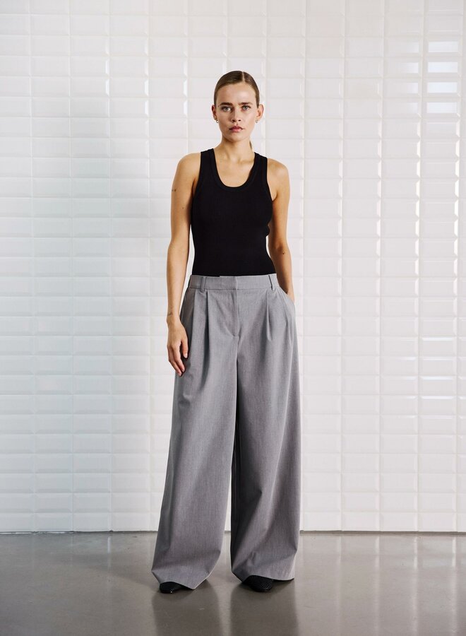 Pantalon WBLANNEKA 00001317 - Grey Melange