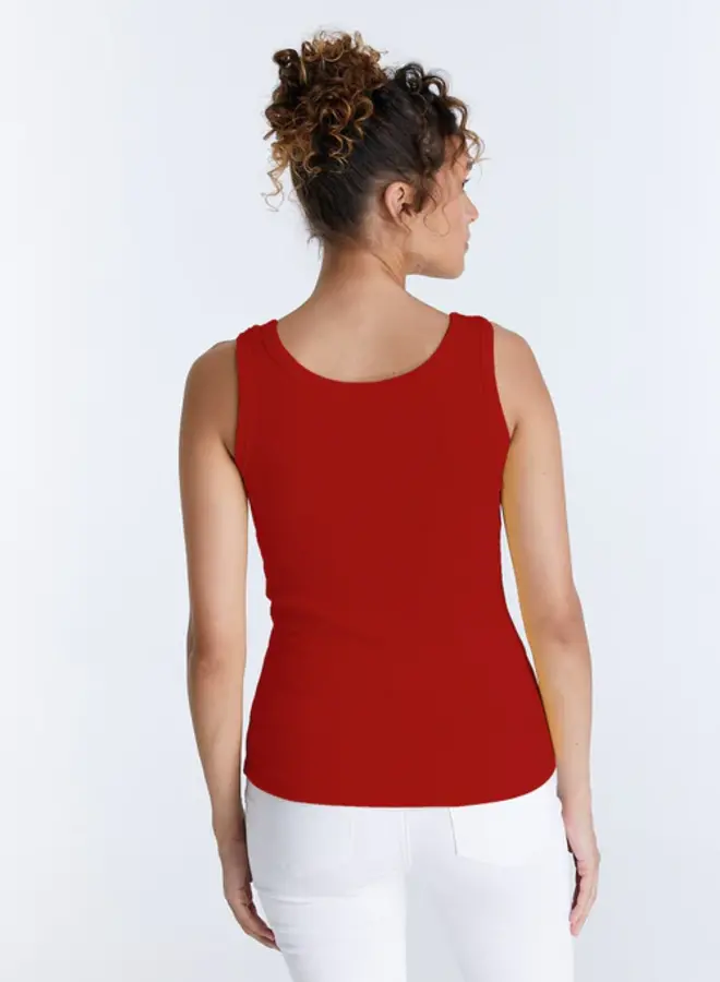 Cup of Joe Top Olivia - Red