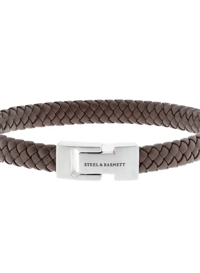 Steel & Barnett Armband Leren LBA/002 - Brown