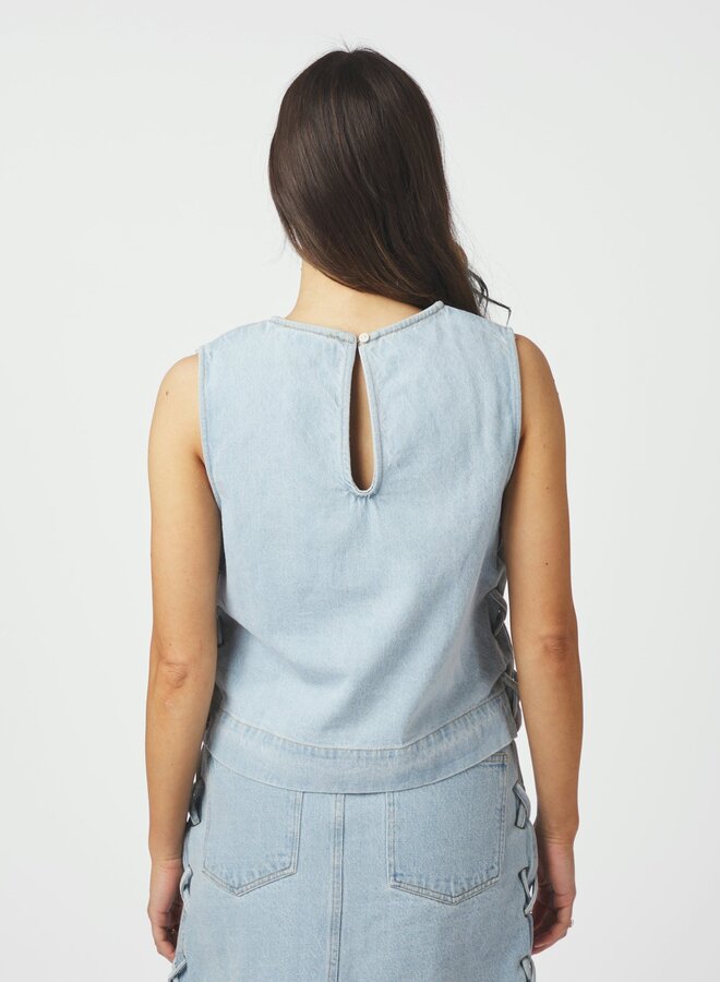 Neo Noir Denim Top Svetlana 165618 - Blue