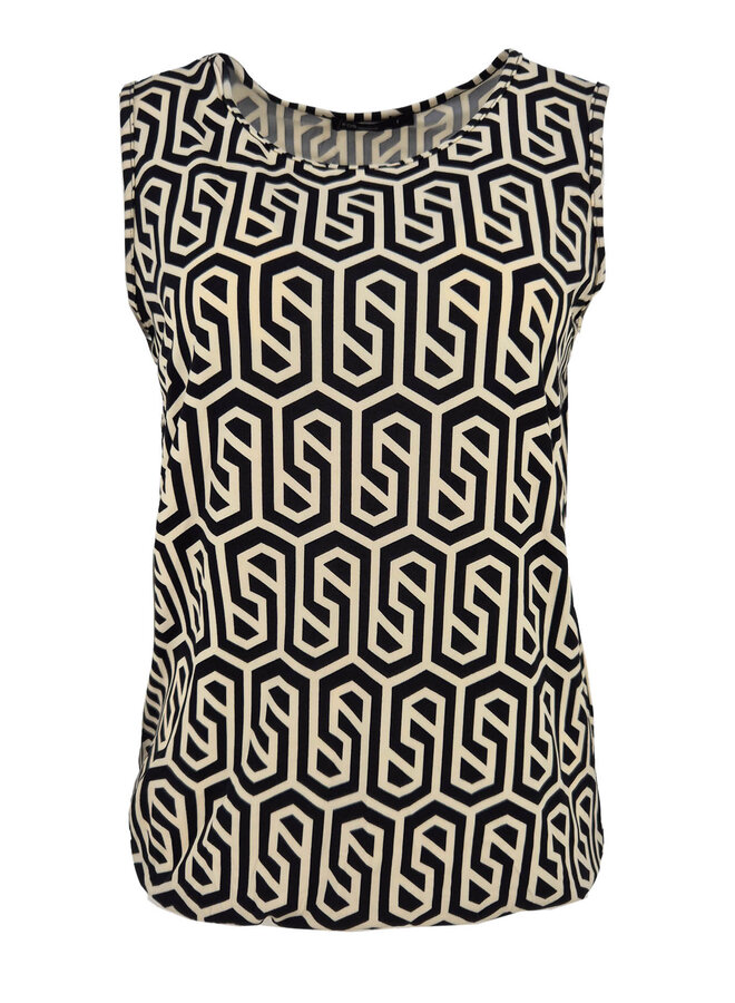 FOS Fashion Top 7437 Sisi - 001 Zwart
