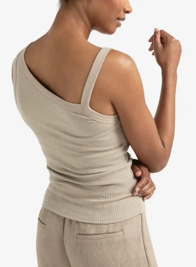 YAYA Ribtop 01-709292-506 - 71107 Seneca Rock Beige