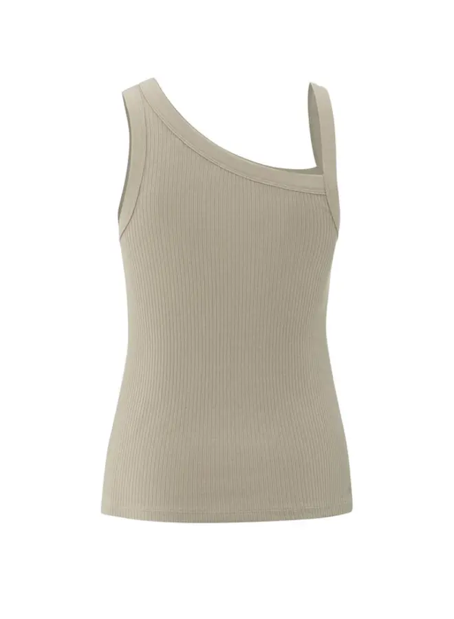 YAYA Ribtop 01-709292-506 - 71107 Seneca Rock Beige