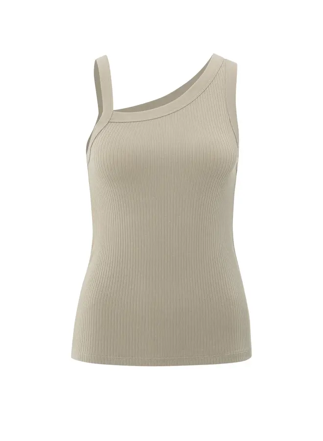YAYA Ribtop 01-709292-506 - 71107 Seneca Rock Beige