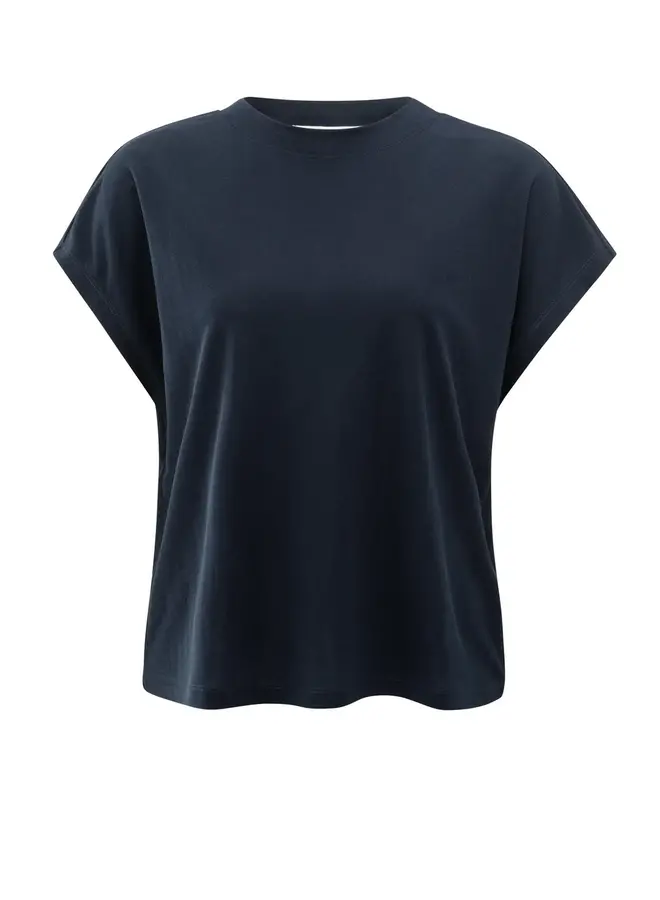 YAYA Top Met Kapmouwen 01-709291-506 - 94010 Total Eclipse Blue